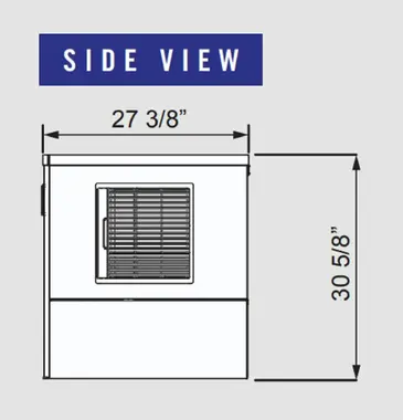 Blue Air BLMI-300A Ice Maker, Cube-Style