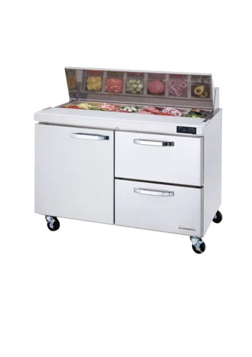 Blue Air BLPT48-D2R-HC Refrigerated Counter, Sandwich / Salad Unit