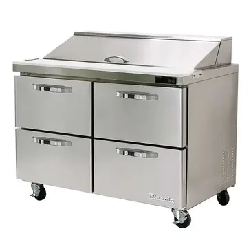 Blue Air BLPT48-D4-HC Refrigerated Counter, Sandwich / Salad Unit