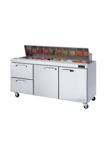 Blue Air BLPT72-D2L-HC Refrigerated Counter, Sandwich / Salad Unit