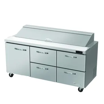 Blue Air BLPT72-D4RM-HC Refrigerated Counter, Sandwich / Salad Unit