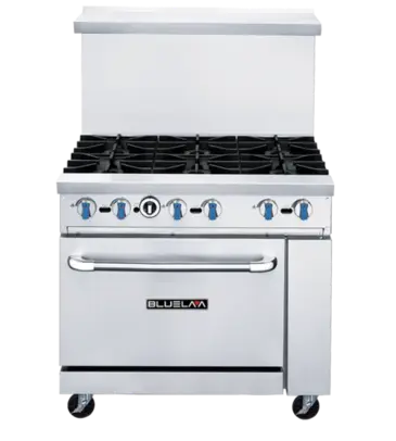 Blue Air BLR36-6B Range, 36" Restaurant, Gas