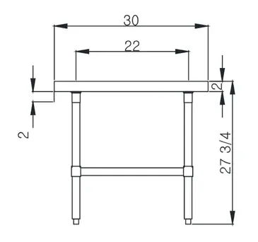 Blue Air ES3012 Equipment Stand, for Countertop Cooking