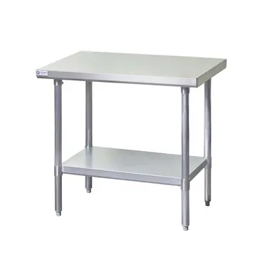 Blue Air EW3036 Work Table,  36" - 38", Stainless Steel Top