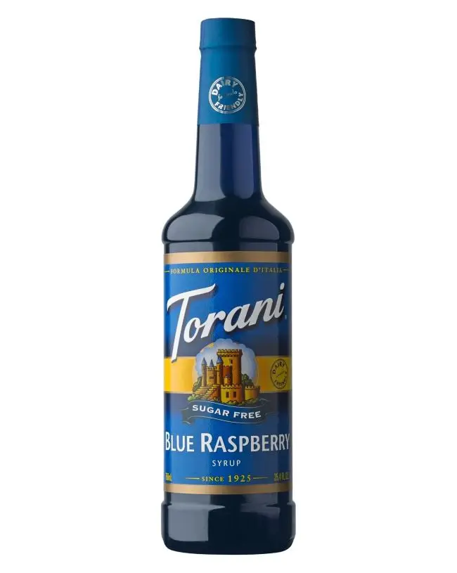 Torani Blue Raspberry Syrup, Sugar Free, Torani 532921