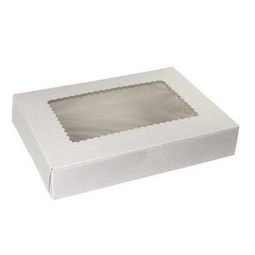 BOXIT CORPORATION Bakery / Cupcake Box, 14"x10"x2.5", White, Paperboard, 24 Mini Cup, (100/Case) Box-it 141025W-126