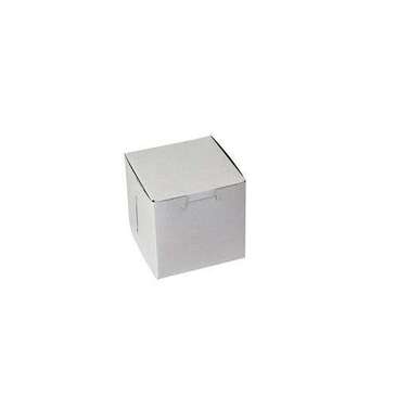 BOXIT CORPORATION Bakery/Cupcake Box, 4" x 4" x 4", White, Paperboard, 1 Cup, (200/Case) Box-it 444B-261