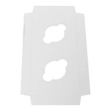 BOXIT CORPORATION Cupcake Insert, 8" x 4", White, Paperboard, (100/Case), Box-it 84MCI-261