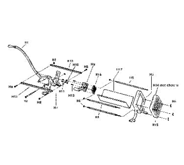 Browne H16P French Fry Cutter Parts