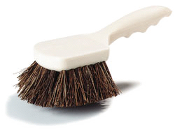 Carlisle Brush, Utillity Scrub, 8.5", Plastic Handle, Palmyra Bristles (Sold Per Each) Carlisle CSL3651300