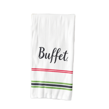 CONVERTING Buffet Towel, 16"X16", White, Better Than Linen, Converting 913272