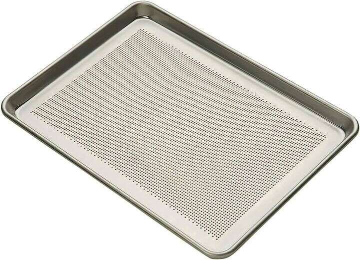 Falcon Bun Pan / Sheet Pan, 1/2 Size, Perforated, 18 Gauge Aluminum, (12/Case) Falcon ALMBP-1813P