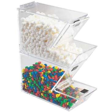 CAL-MIL PLASTIC PRODUCTS INC Topping Dispenser, 4" x 11" x 7", Clear, Cal-Mil 927
