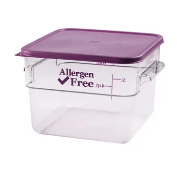 Cambro 12SFSCW441 Food Storage Container, Square