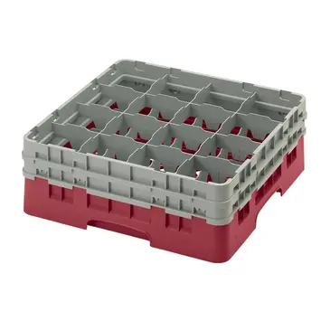 Cambro 16S534416 Dishwasher Rack, Glass Compartment