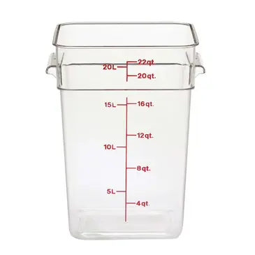 Cambro 22SFSCW135 Food Storage Container, Square