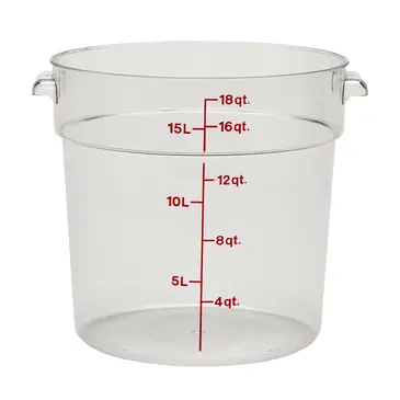 Cambro RFSCW18135 Food Storage Container, Round