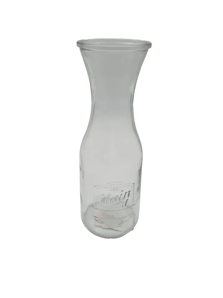 TOV LEV ENTERPRISES Carafe; Glass; 1.2 L; Hdl for easy pouring.