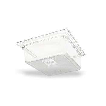 Carlisle Food Pan, 1/2 Size, 4" Deep, Clear, Polycarbonate, Carlisle Food Service 10221B07