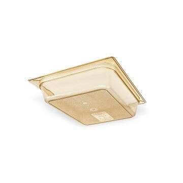 Carlisle Food Pan, 1/2 Size, 2.5" Deep, Amber, High Heat Plastic, Carlisle Food Service 10420B13