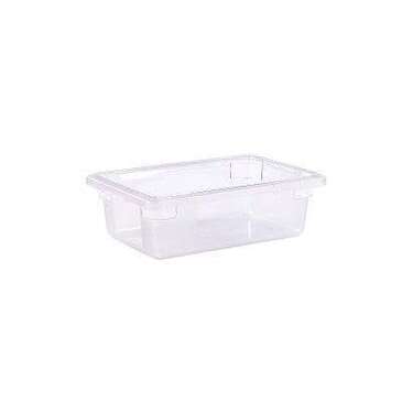 Carlisle Food Storage Box, 1/2 Size, 3.5 Gallon, Clear, Polycarbonate, CARLISLE FOOD SERVICE 1061107