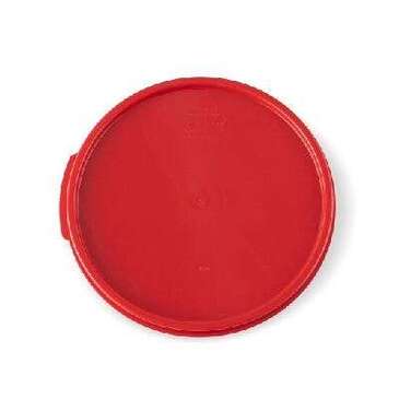 Carlisle Food Container Cover, 6/8 Quart, Red, Polypropylene, Round, Carlisle Food Service 1077205