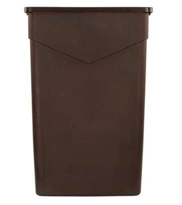 Carlisle Trash Can, 23 Gallon, Brown, Polyethylene, Carlisle 34202369
