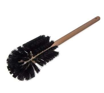 Carlisle Toilet Bowl Brush, 17", Black, Nylon, Carlisle 4014000