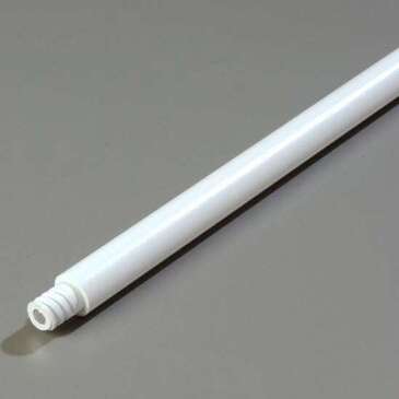 Carlisle Handle, 36", White, Plastic, Reinforced Tip, Carlisle 4023000