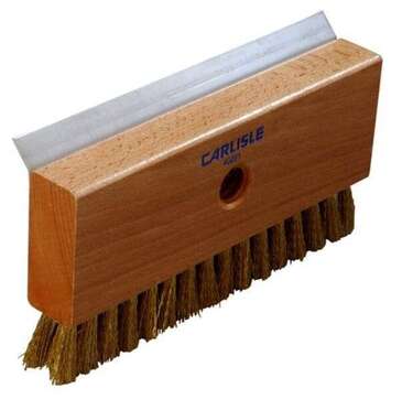 Carlisle Pizza Oven Brush & Scraper Head, 8.5", Brown, Brass, Carlisle 4029100