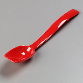 Carlisle Buffet Spoon, 0.5 oz, 9", Red, Plastic, (Sold Per Case, 12/cs) Carlisle 446005