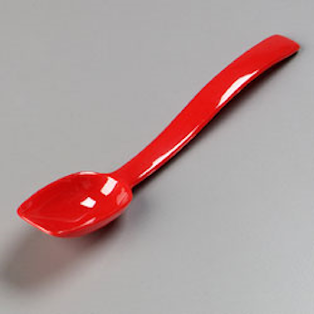 Carlisle Buffet Spoon, 0.5 oz., 9", Red, Plastic, Carlisle 446005