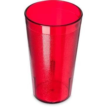 Carlisle Tumbler, 12 oz., Ruby, SAN Plastic, (6/Pack), Stackable™, Carlisle 521210