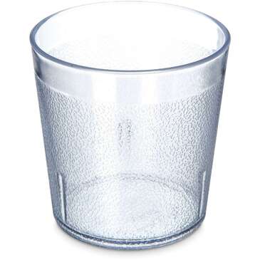 Carlisle Old Fashion Tumbler, 9 Oz, SAN Plastic, Clear, (6/Pack), Carlisle 552907