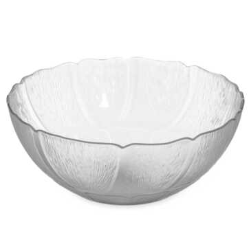 Carlisle Petal Mist Bowl, 2.4 qt., 9", Clear, Polycarbonate, Carlisle 690907