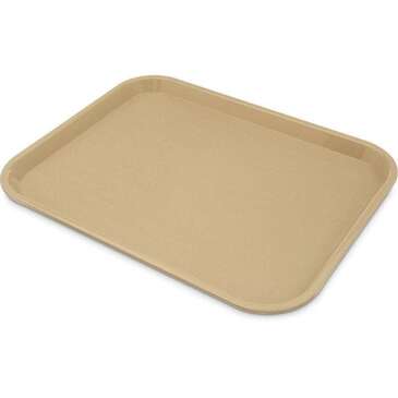 Carlisle Cafeteria Tray, 17-7/8" x 14", Beige, Polypropylene, Carlisle CT141806