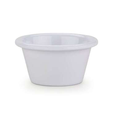 Carlisle Ramekin, 2 Oz, White, Melamine, Smooth, CARLISLE S85202