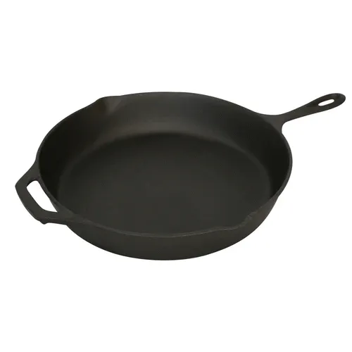 Admiral Craft Admiral Craft Cast Iron Skillet – 12" Diameter, 2-1/2" Deep, Helper Handle