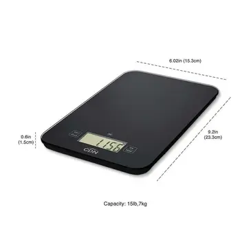 CDN SD1502-BK Scale, Portion, Digital