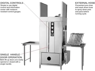 Champion PP-12-PT Dishwasher, Pot/Pan/Utensil, Door Type