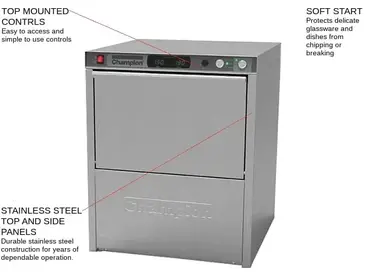 Champion UH330ADA Dishwasher, Undercounter