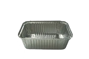 Closeable Containers, 5-LBS, Aluminum Foil, Deep Oblong, (500/Case) Durable Packaging 255-45-250