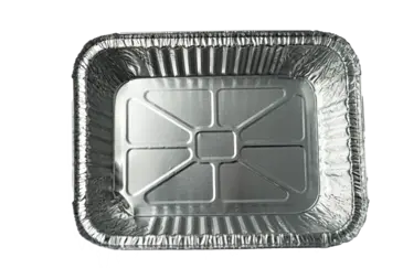 Closeable Containers, 5-LBS, Aluminum Foil, Deep Oblong, (500/Case) Durable Packaging 255-45-250