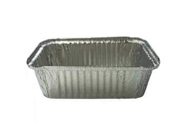 Closeable Containers, 5-LBS, Aluminum Foil, Deep Oblong, (500/Case) Durable Packaging 255-45-250