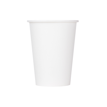 LOLLICUP Cold Cup, 12 oz, White, Paper, Karat C-KCP12W