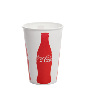 LOLLICUP Cold Cup, 16 oz, "Coke" Print, Paper, Karat, LOLLICUP  LOLC-KCP16 (COKE)