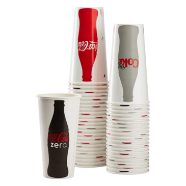 Cold Cup, 22 oz, "Coke" Print, Paper, (1000/Case), Karat C-KCP22 (COKE)