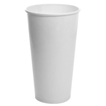 Karat Cold Cup, 32 oz, White, Paper, (50/Sleeve), Karat C-KCP32WU