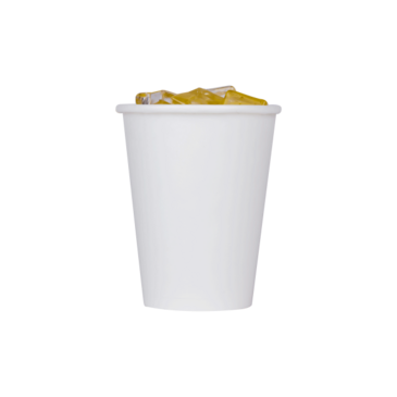 LOLLICUP Cold Cup, 9 oz, White, Paper, (1000/Case), Karat C-KCP9W