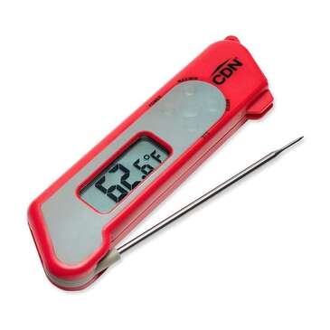 COMPONENT DESIGN NORTHWEST Digital Thermometer, -58/+572F, Red, Plastic, Foldable, Component Design TCT572-R